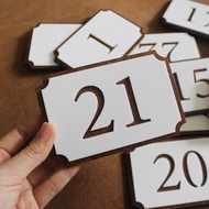 Choice - Acrylic Wooden Room Numbers Hotel Room Numbers