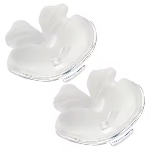 【HOT ITEMS】Dual Wall Replacement Cushion 2PCS Soft Lightweight Silicone Nasal Pillow CPAP Mask For R