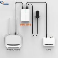 [PENGGONG] แหล่งจ่ายไฟสำรองที่ถูกก่อกวนไม่ได้ UPS DC12V9สำหรับเราเตอร์และโมเด็มที่มีเอาต์พุตคู่