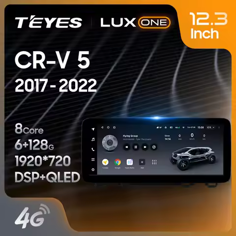 TEYES LUX ONE For Honda CR-V 5 RW RT 2017 - 2022 Car Radio Multimedia Video Player Navigation GPS An