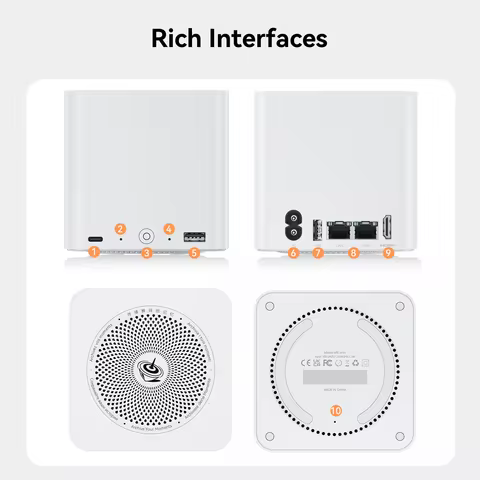 2025 Beelink ME Mini NAS Intel Twin Lake N150 LPDDR5 4800MHz 16G RAM WiFi 6 2.5 LAN Mini PC Computer