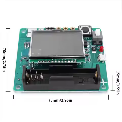 3.7V ESR Meter Rechargeable Inductor Capacitor Tester Lithium Battery Inductance Capacitance Meter D