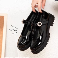 Docmart Glossy Oxford Shoes Women's Shoes Office Shoes