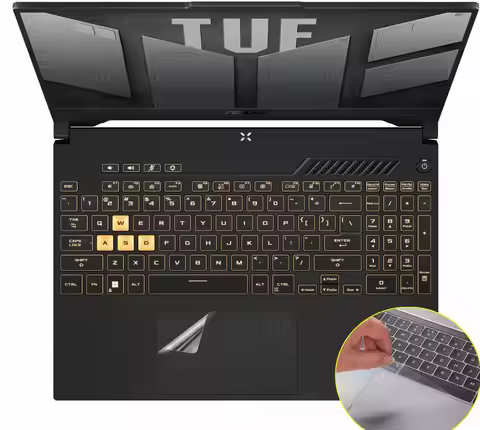 for ASUS TUF Gaming F15 2022 FX507ZM FX507ZE FX507ZC FX507 Sticker Protector Matte Touchpad Protecti