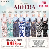 🔥ON SALE🔥 SABELLA ADEERA KEBAYA SEDONDON PRINTED TANPA GOSOK IRONLESS VIRAL LABUH MURAH BAJU RAYA MO