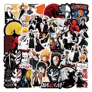 พร้อมส่งพร้อมส่ง Bleach เทพมรณะ sticker สติกเกอร์กันน้ำรูปแบบที่แตกต่างกัน 50ชิ้น