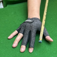 Pool Gloves Left Hand Three Fingerless Snooker Black 8 Professional Competition Pool Gloves Right Ha