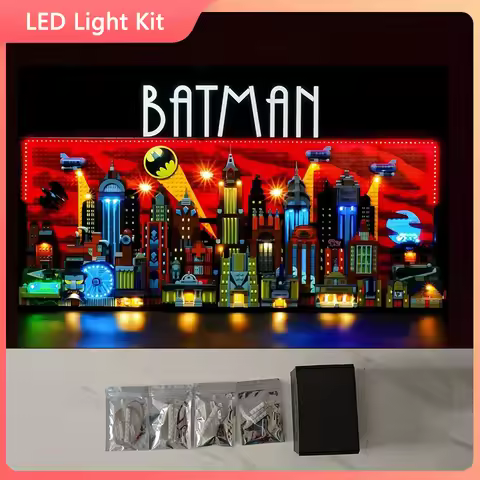 LED Light Set For 76271 Batman: The Animated Series Gotham City (Only LED Light, NOT Include The Mod