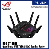 ASUS ROG Rapture GT-BE98 First Quad-Band WiFi 7 Gaming Router supports 320MHz, Triple-level Game Acc