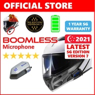 🏆SG EDITION V7 Helmet Headset Bluetooth id221 MOTO A1 SG Edition Version 7 Headphones Earphones Intercom Motorcycle