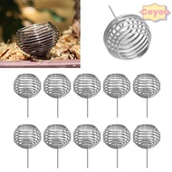 CEYOU 10pcs Bonsai Baskets, Stainless Steel Small Plant Gardening Fertilization Baskets, Durable Fer