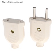 Above 2 Pin EU Plug Male Female electronic Connector Socket Wiring Power Extension Above