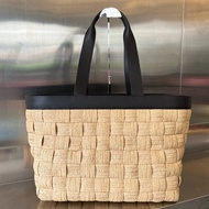 Original Leather BV Raffia Straw Bag730847  Bag Commuter Bag