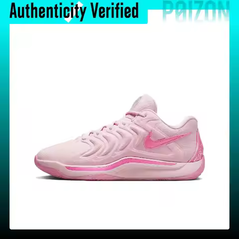 Nike KD 17 Basketball Shoes Unisex Low-top Pink FZ1519-600