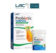 [LAC PROBIOTIC] Probiotic Complex 75 Billion CFU - Extra Support (30 vegetarian capsules)