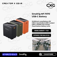 SmallRig NP-F970 USB-C Rechargeable Display Camera Battery 10500mah Black Orange Green