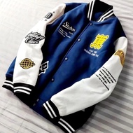 Original Varsity Baseball Jacket with FULL Embroidery - Original Varsity Bomber Jacket - Men's Baseb