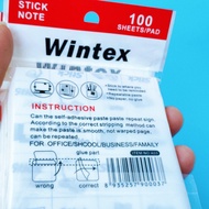 Wintex Yellow Note Square Size 3x 3 inches/76x76mm