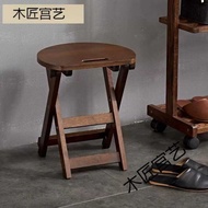 Carpenter Palace Art Solid Wood Horse Solid Wood Folding Stool Outdoor Chair Fishing Stool Horse Sto