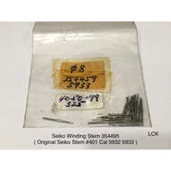 MESIN Seiko Winding Stem 354495 ( Seiko Stem 401Original for Movement 5932 5933) Seiko Stem Axle/ fo