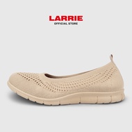 LARRIE Kasut Perempuan Beige Stretchable Kasual Comfort Sneakers Women - L62013-TF01SV-52-BEIGE