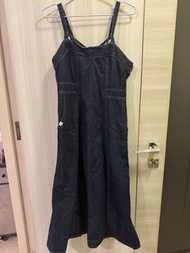 牛仔吊帶裙