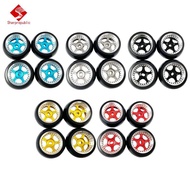 Sharprepublic 4 Pieces Rubber Tyre for Wltoys K969 K989 P929 1/28 RC On-road Car Parts Replacements 