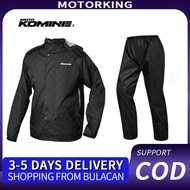 Komine Raincoat with Pants Waterproof Outdoor Raincoat Men Women Cycling Suit Cape Impermeab