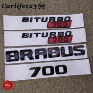 Mercedes-Benz BITURBO 800 700 900 Fender Side Logo BRABUS G800 G700 G900 Rear Trunk Emblem Badge Sti