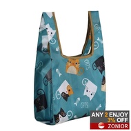 Foldable Portable Tote Bag Mini Small Size Eco-friendly Bag Supermarket Shopping Bag Oxford Cloth Ba