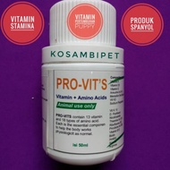vitamin Provits,vitamin Anjing,vitamin Kucing,vitamin anak