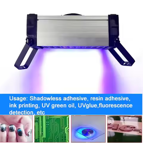 UV Lamp 400W 700W 800W Ultraviolet Curing Lamp 365nm 395nm 405nm fluorescent detection shadowless gl