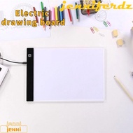 JENNIFERDZ Electric Drawing Board, A4 USB LED Drawing Board, Practical 3 Level Adjustable Brightness