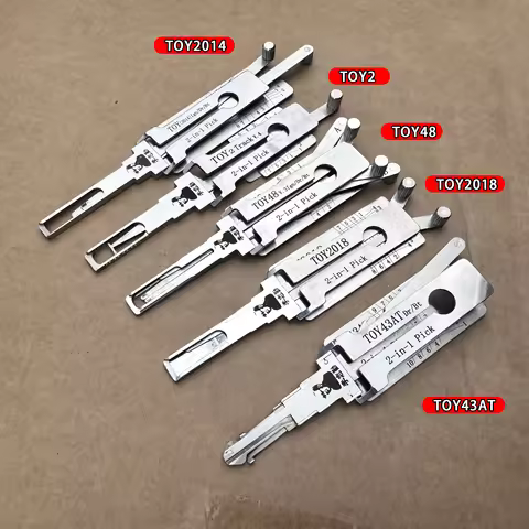 LISHI 2IN1 TOY2018 TOY2014 TOY2 TOY43AT TOY43 TOY47 TOY48 TOY2025 Decoder Lock Pick Tool Locksmiths