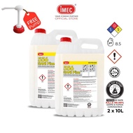 IMEC 556 Sani Pine - 6 in 1 Sanitizer, Cleaner, Disinfectant, Deodorizer, Degreaser 2 x 10L