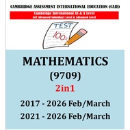 A Level ( MATHEMATICS ) PAST EXAM PAPERS AS & A2  Papers P1-P6 ( 2IN1 VERSION PRINTING )