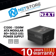 NZXT C1200 - 1200W ATX3.0 (PCIe5.0) ATX MODULAR PSU 80+ Gold (US) ATX3.0 (PCIe5.0) POWER SUPPLY- PA-2G1BB-US