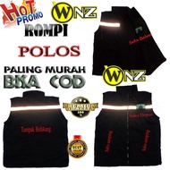 NEW Rompi Polos Hitam / Rompi Comunity / Rompi Ojol Polos / Rompi Keren / Rompi TERMURAH/TERLARIS