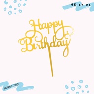 Hk 17 01 CAKE TOPPER HAPPY BIRTHDAY CAKE DECORATIONS BIRTHDAY CAKE TOPPER