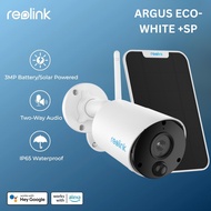 Reolink Argus Eco 3MP Smart Detection 100% Wire-Free Built In Rechargeable Battery Security Camera or Solar Powered CCTV