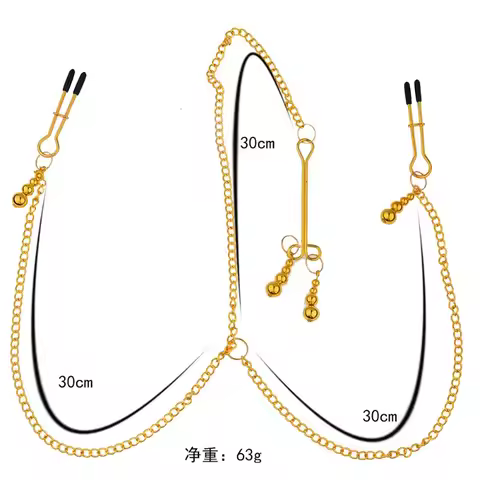 Adult Erotic Breast Clips Pendant Stainless Steel Boobs Flirting Couple Sexshop Nipples Clamp Temper