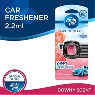 Ambi Pur Car Air Freshener Mini Clip Downy Scent (2ml)