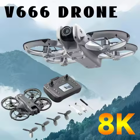 Original V666 Drone GPS 8k Professional Dual Camera 5G WiFi Brushless Motor Intelligent Obstacle Avo