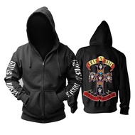 26 Designs Guns N Roses Sweatshirt Gnr Cotton Rock Zipper Shell Guns N Roses Punk Hardrock Heavy Metal