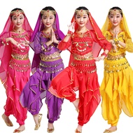 Indian Dance Costume Children's Costume Children Xinjiang Dance Performance Wear Girls Belly Dance Children Ethnic Dancing Dress