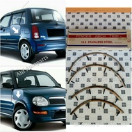💥READY STOCK💥Fender Arch Wheel Arch Trim Krom Chrome Perodua Kelisa Gino & Kenari Move L9