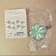 Sanrio 碎花系列幸運草髮夾(茉莉兔)