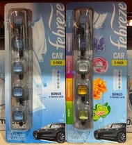 美兒小舖COSTCO好市多代購～Febreze 汽車芳香劑(5入組)清爽天空or彩虹組合