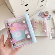 SHINSDAY M5 Binder 5 Ring Journal Notebook Agenda Mini Diary Aesthetic Cute Album Binder Ring