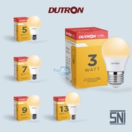 DUTRON LED Bulb 3 Watt 5 Watt 7 Watt 9 Watt 13 Watt SNI 3000K Yellow Warm White